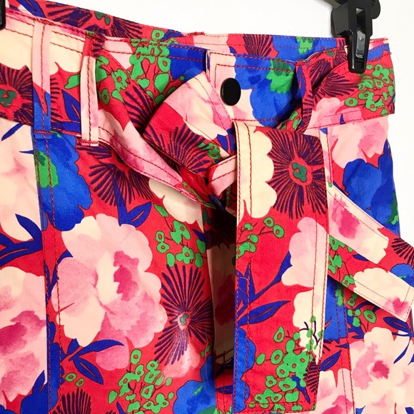 Zara Belted Floral Print Pants - Picture 10 of 12